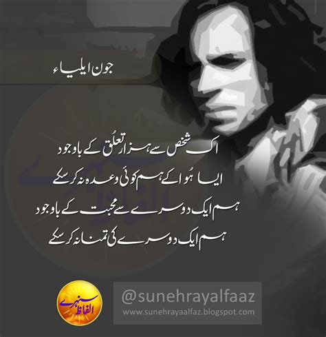 Jaun Elia 2 Lines Poetry