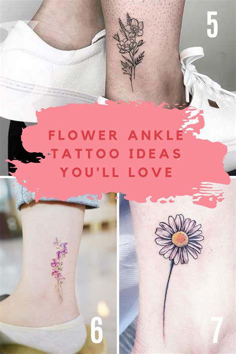 Small Flower Tattoo Designs Ankle Best Flower Site