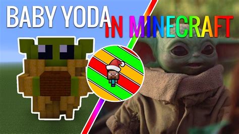 How To Build A Simple Grogu Baby Yoda In Minecraft Youtube