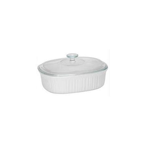 Corningware French White Oval Casserole With Lid Shop Kitchen And Dining At H E B