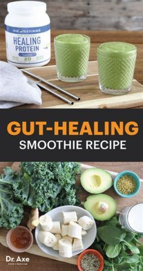 Gut Healing Smoothie Recipe Dr Axe Healing Smoothie Gut Healing