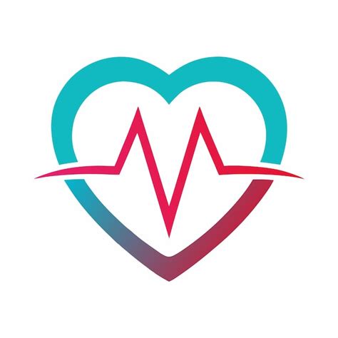 Heartbeat Logo Vector Design Premium Ai Generated Vector