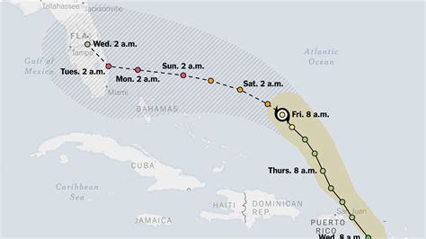 Maps: Tracking Hurricane Dorian’s Path - The New York Times