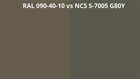 Ral Vs Ncs S G Y Ral Colour Chart Uk