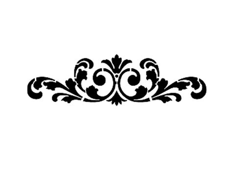 Scroll Stencil Patterns - ClipArt Best