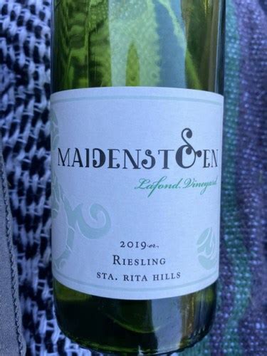 Maidenstoen Lafond Vineyard Riesling Vivino US