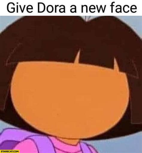 Give Dora a new face drawing challenge | StareCat.com