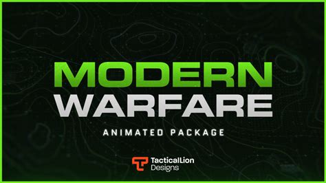 Modern Warfare Stream package - TacticalLionDesigns