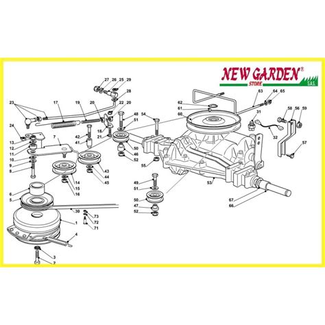 Exploded View Transmission Tractor Cm Xg Castelgarden Ggp Sti