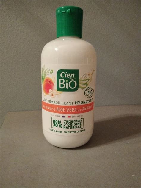 Cien Bio Lait D Maquillant Hydratant Extraits D Aloe Vera D Abricot