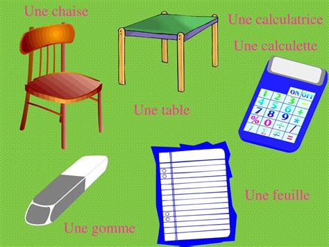 PPT Le matériel scolaire PowerPoint Presentation free download ID