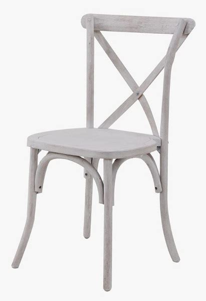 Glow The Event Store Cross Back Chair White Wash Glow The Event Store