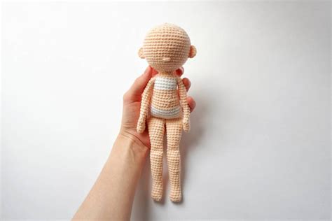 Crochet Pattern Doll Body Amigurumi Doll Tutorial Crochet Etsy