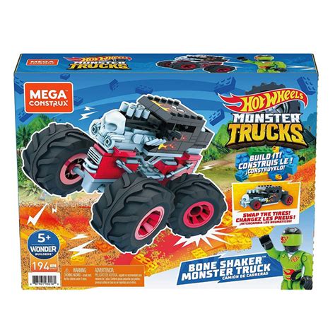 Mattel Hot Wheels Mega Construx Bone Shaker ასაწყობი მანქანა Extra ge 793430