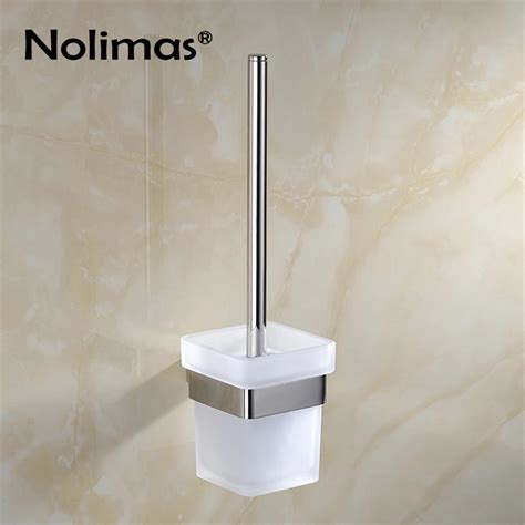 Sus Stainless Steel Toilet Brush Holder Mirror Effect Bathroom