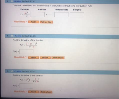 Solved Use The Product Rule To Differentiate The Function