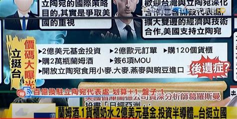 蔡政府挺立陶宛價碼太驚人 游淑慧抓包「一數字」喊快查 其他 旺得富理財網