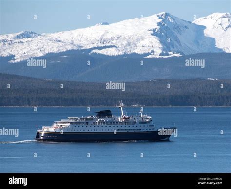 The Alaska Marine Highway System Ferry M V Columbia Stock Photo Alamy