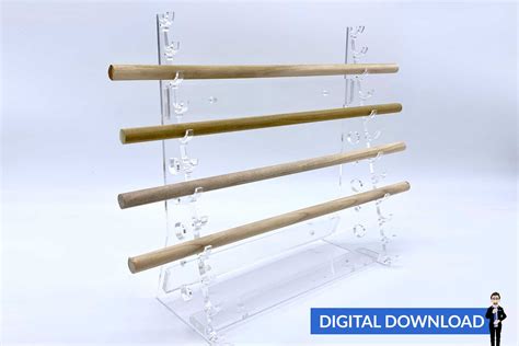 Drumstick Display – Big Blue Laser Designs