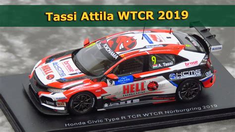 WTCR 2019 Tassi Attila Nürburgring 2 race Honda Civic Type R TCR