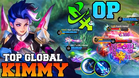 New Buffed Kimmy Best Build 2023 MLBB Kimmy Gameplay Top 1 Global