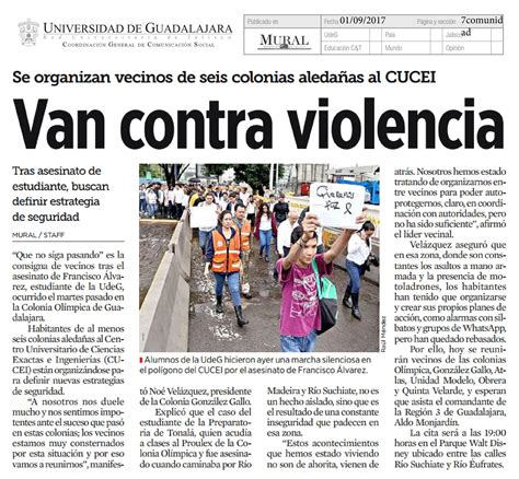 Van Contra Violencia Centro Universitario De Ciencias Exactas E Ingenierías