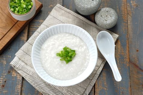 Comida China Gachas De Arroz O Congee Delicioso Desayuno Tradicional