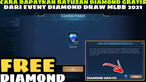 Cara Dapatkan Ratusan Diamond Gratis Dari Event Diamond Draw Mobile