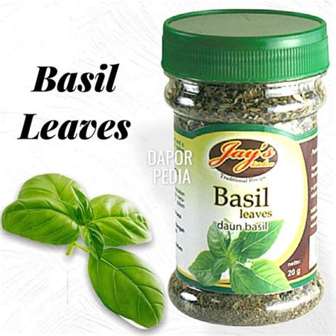 Jual Daun Basil Kering Jays Bubuk Leaves Dried Bumbu Pasta Salad Rempah