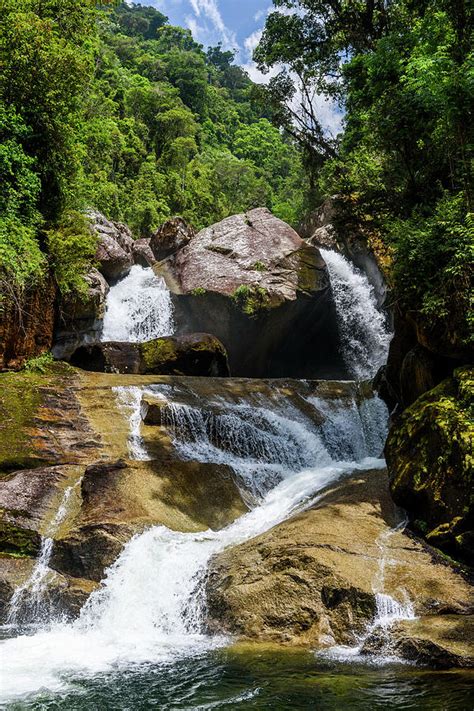 Cachoeira Itaporani - Itaporani Waterfall In Itatiaia Photograph by Vitor Marigo - Pixels