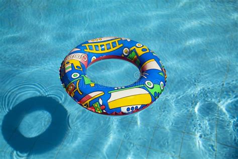 Inflatable Swimming Pool Inner Tube Stock Photo Image Of Ring Water