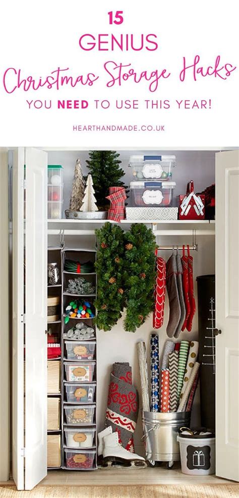 In Need Of Some Super Savvy Christmas Storage Ideas Christmas Decoration Storage Holiday