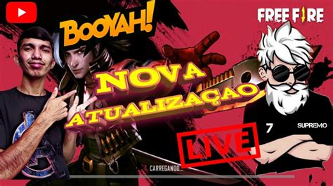 🔥free Fire Ao Vivo🔥nova AtualizaÇÃo🔥jogando Solo Ranked🔥treinamento