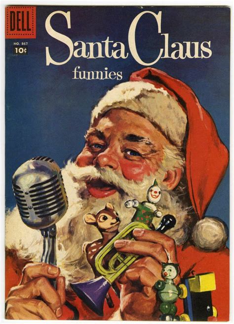 Vintage Santa Claus Funnies Silver Age Humor Comic