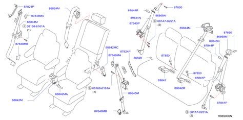 Infiniti Qx Seat Belt Receptacle Rear Zq E Infiniti San