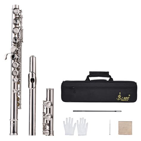 Buy Western Concert Flute Silver Plated 16 Holes C Key