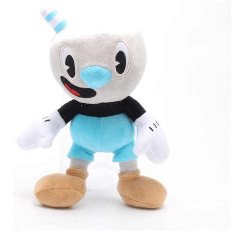 Stuffed Cuphead And Mugman Plush Anime Toys