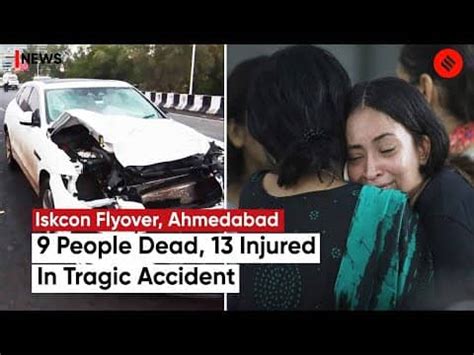 Ahmedabad Road Accident 9 Dead 13 Injured After Multiple Cars Crash On