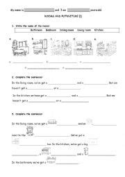 Rooms And Furniture ESL Worksheet By Breuil