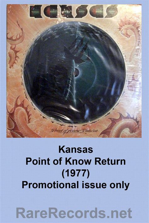 Kansas Point Of Know Return Picture Discs Of This 1977 Lp Were Issued