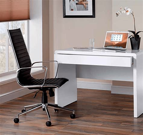 White Home Office Workstation - Penningtons Office Furniture