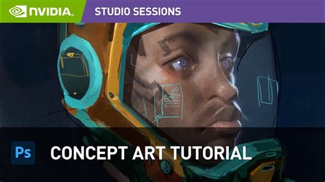 Beginner Concept Art Tutorial Sci Fi Character Head And Helmet W Ahmed