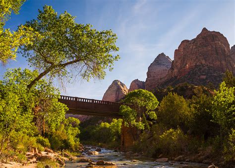 Virgin River Bridge Zion National Park Adam Schallau Photography