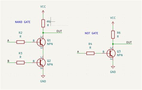 Logic Gates Transistors