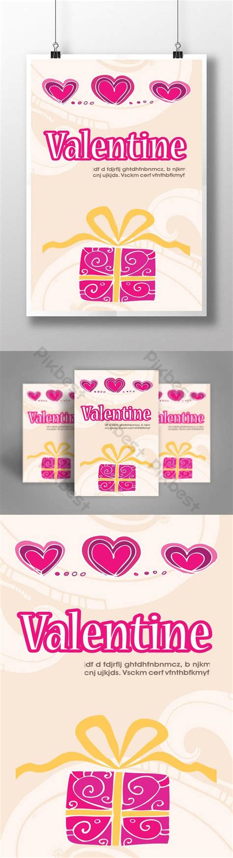 Happy Valentines Day Poster Design | PSD Free Download - Pikbest