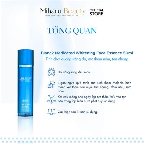 Tinh chất dưỡng trắng da mờ thâm nám tàn nhang Blanc2 Medicated