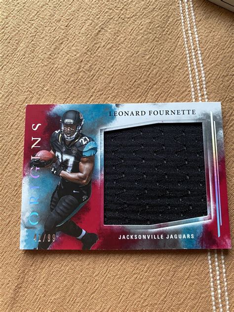 2017 Panini Origins Rookie Jumbo Jerseys Red 23RJJ LF Leonard