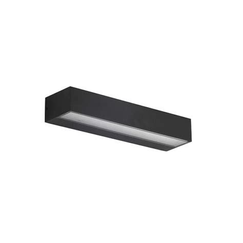 APLIQUE LED 011 12W NEGRO IP54 3000K Want Energía Positiva