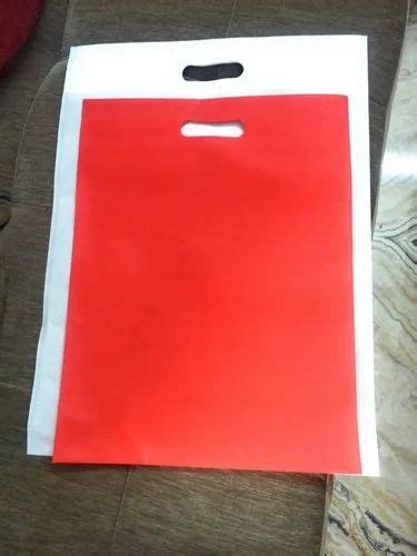 White Shopping Bags D Cut Non Woven Carry Bag Capacity 5 Kg At Rs 170