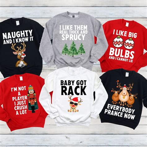 Family Christmas Pajama Sweaters, Matching Ugly Christmas Sweaters ...